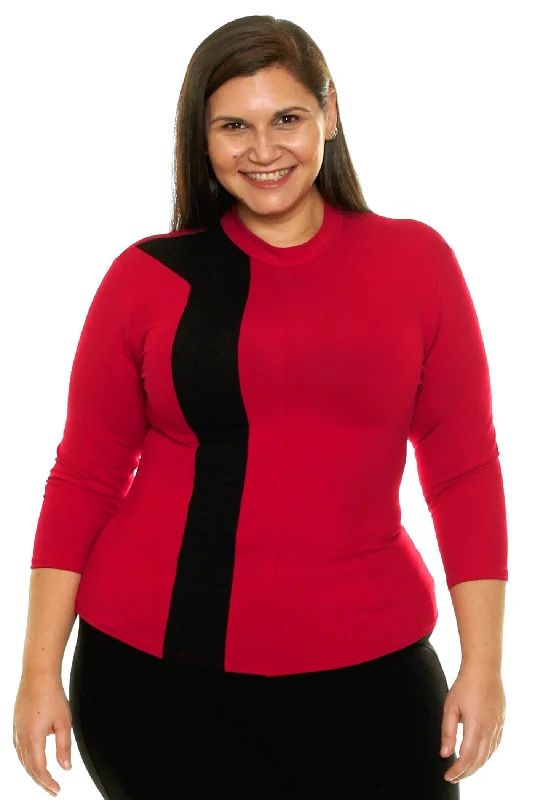 Discover Mod Top in Red