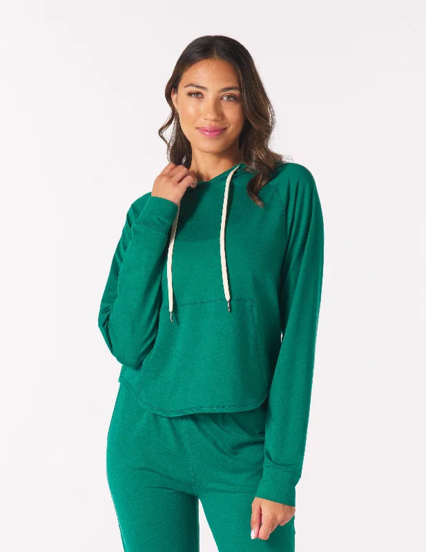 Rocky Hoodie: Emerald Marble