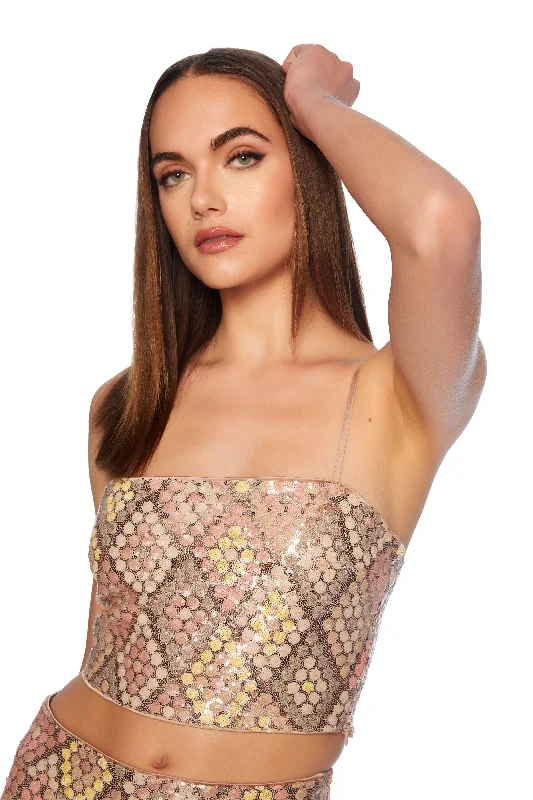 argil sequin string top (at waist)