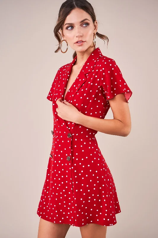 Suzie Q Polka Dot Romper