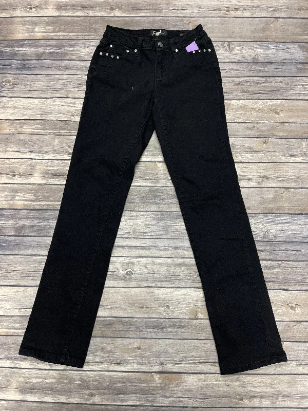 Jeans Straight By Earl Jean In Black, Size: 2