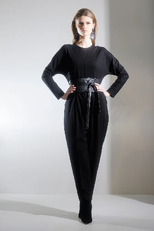 Compact Knit Jumpsuit