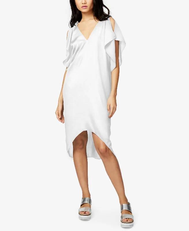 Rachel Rachel Roy High Low Flutter Sleeve Dress