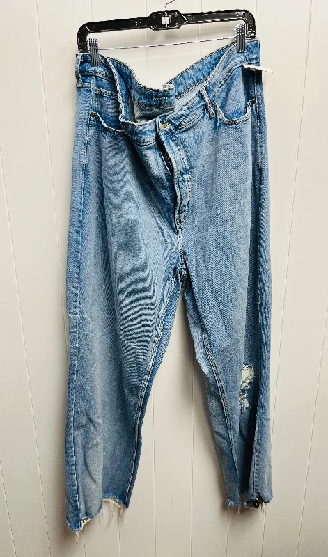 Jeans Wide Leg By Old Navy In Blue Denim, Size: 24