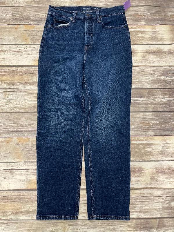 Jeans Straight By Old Navy In Blue Denim, Size: 8