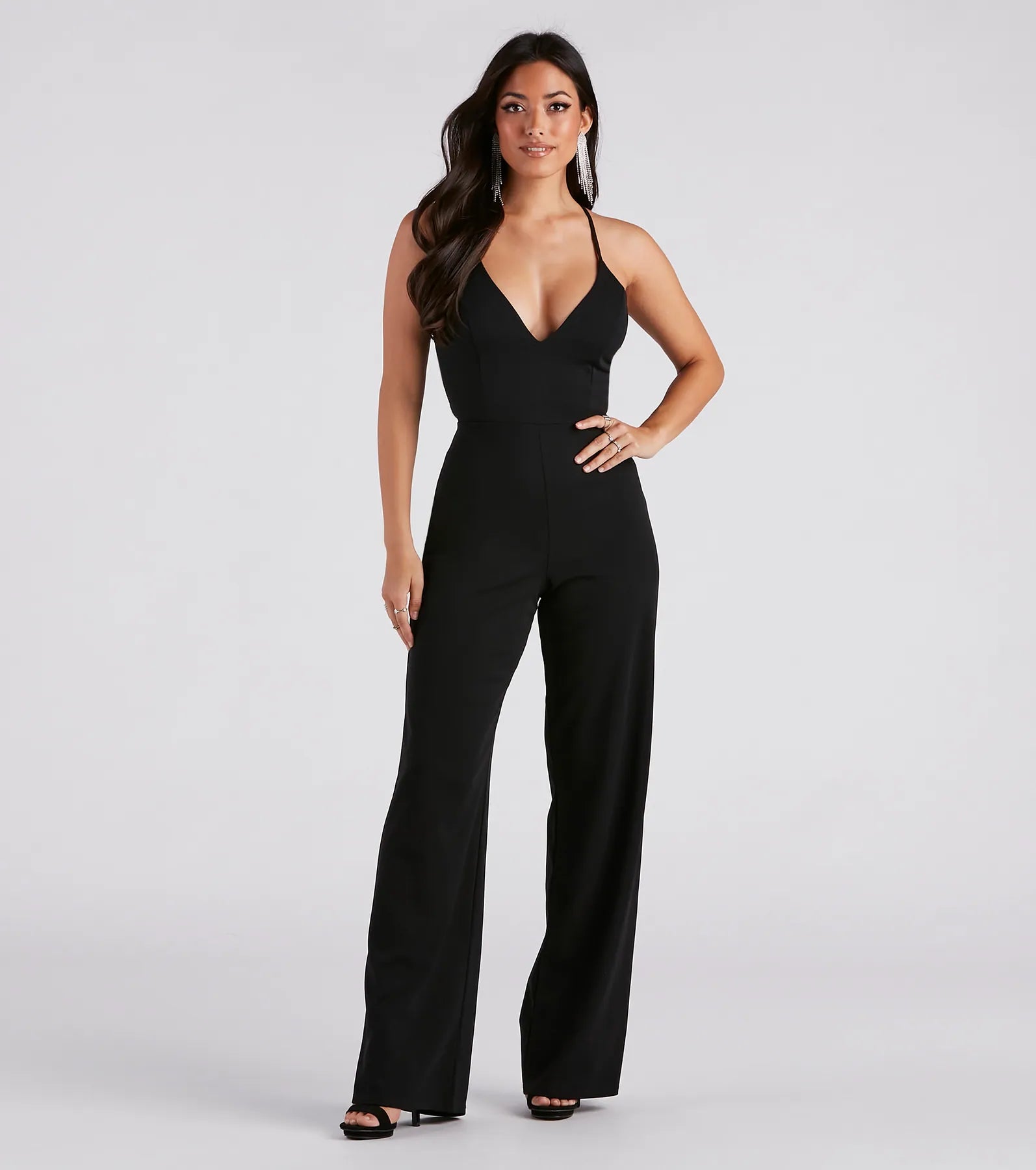 Classic Chic Moment Lace Back Jumpsuit