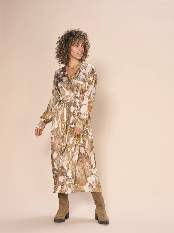 MMMarkella Marble Wrap Dress