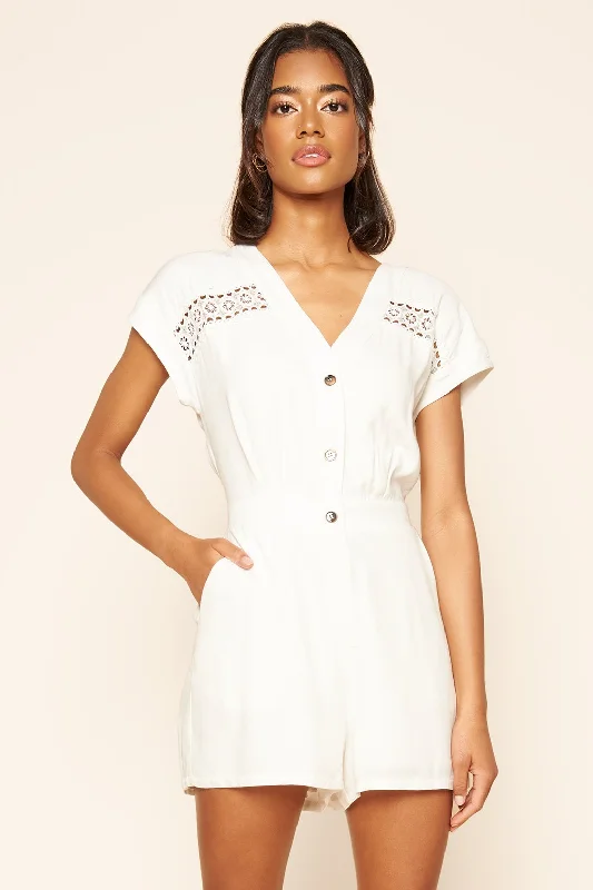 Explorer Lace Inset Romper