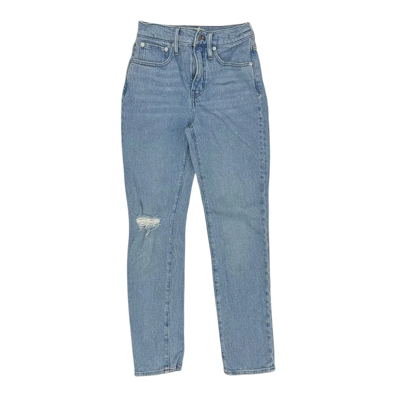 Jeans Straight By Madewell In Blue Denim, Size:2