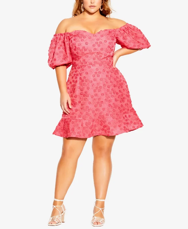 Plus Size Festive Detail Dress