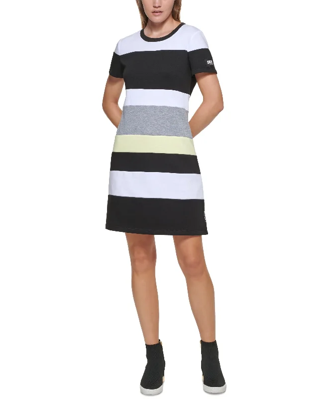 DKNY Jeans Striped Mini Dress