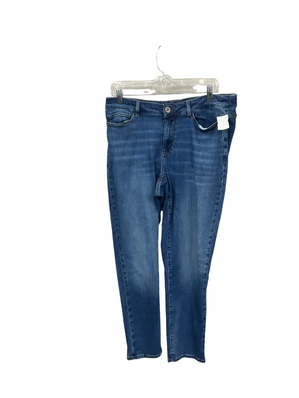 Jeans Boyfriend By J. Jill In Blue Denim, Size: 16