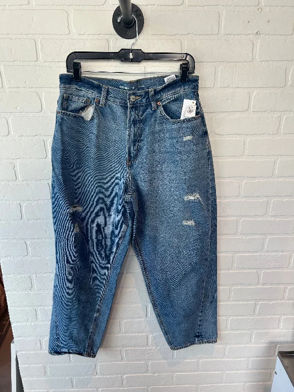 Jeans Boyfriend By Old Navy In Blue Denim, Size: 12