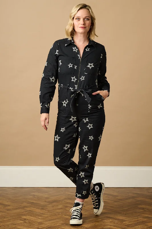 Anwen Boilersuit - Black, Triple Star