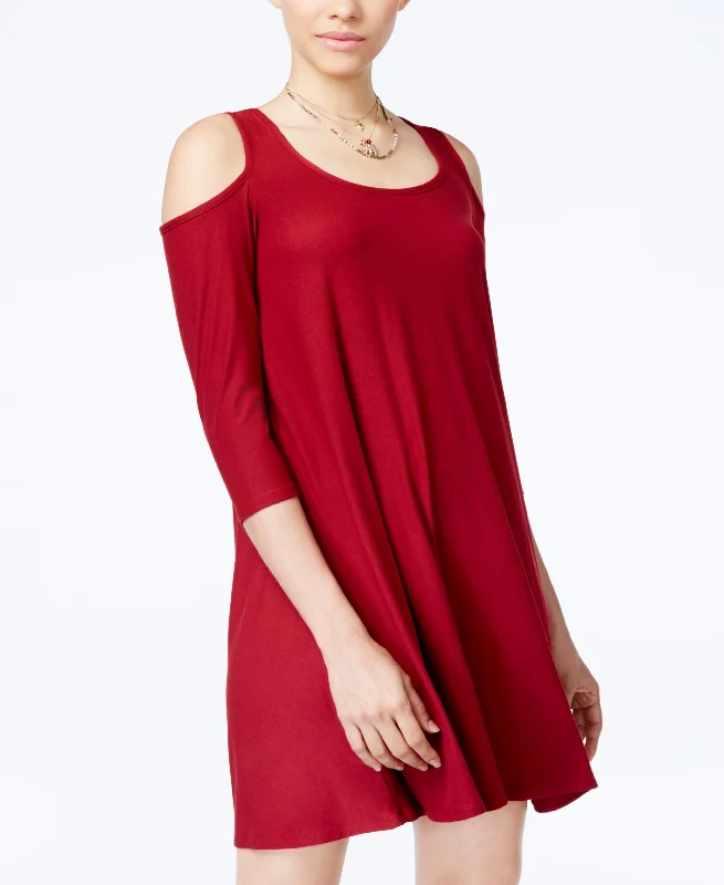 Juniors' Cold-Shoulder Dress