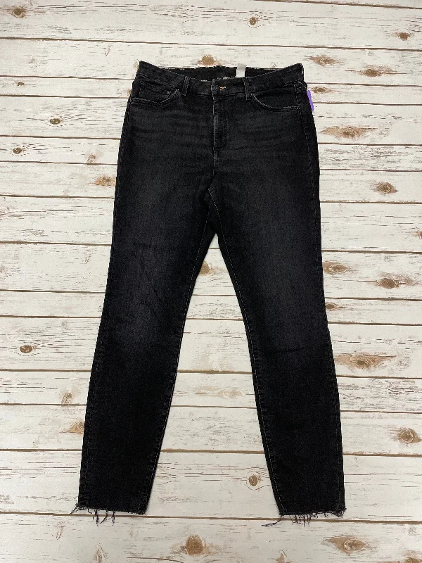 Jeans Skinny By H&m In Black, Size: 14