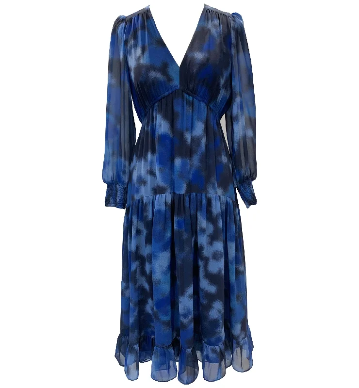 Taylor Printed Chiffon Midi Dress