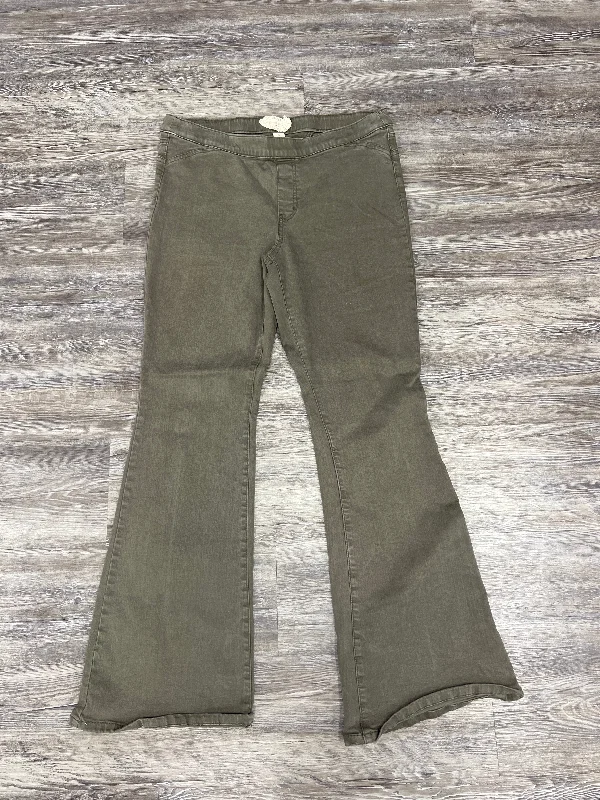 Jeans Flared By Altard State In Green, Size: 10