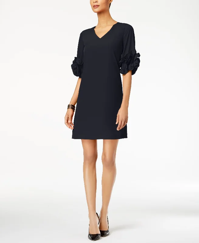 Alfani Ruffle Sleeve A Line Dress