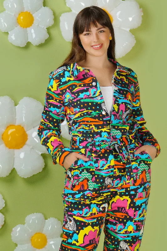 Giraffe-Topia Jumpsuit - Final Sale