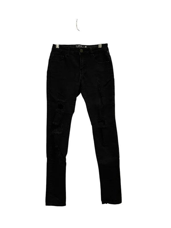 Jeans Skinny By Clothes Mentor In Black Denim, Size: 2