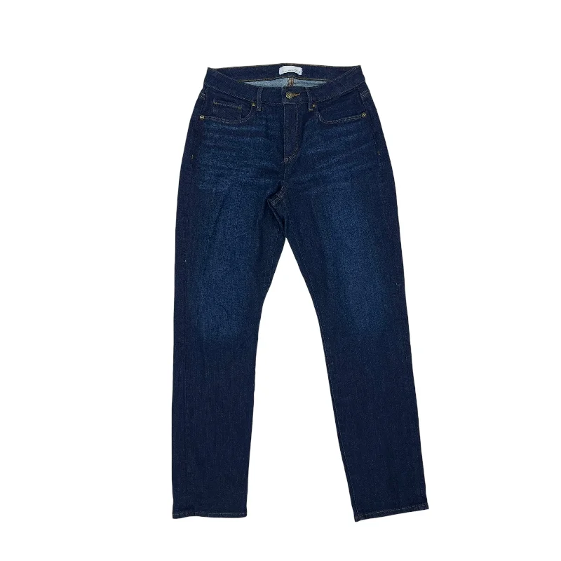 Jeans Boyfriend By Loft In Blue Denim, Size:6