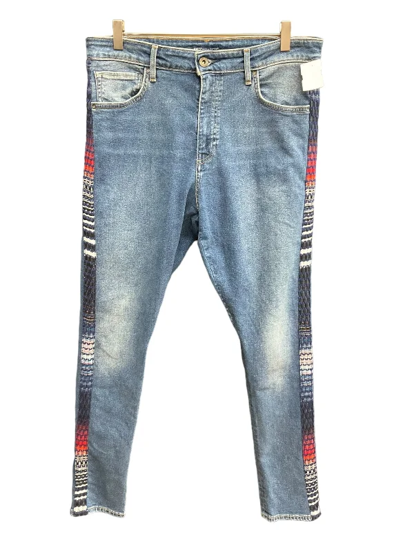 Jeans Skinny By Levis In Blue Denim, Size: 14