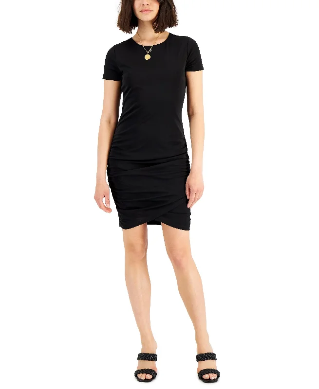 INC International Concepts Womens Ruched Mini Dress