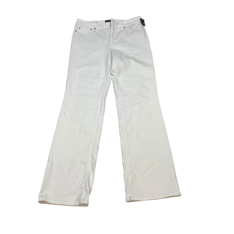 Jeans Boot Cut By Talbots In White, Size: 6