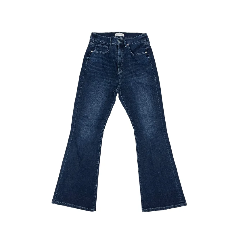 Jeans Flared By Loft In Blue Denim, Size:6