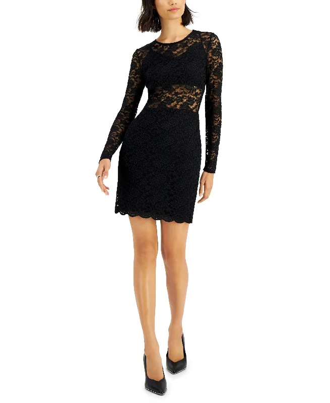 Bar III Lace Mini Dress