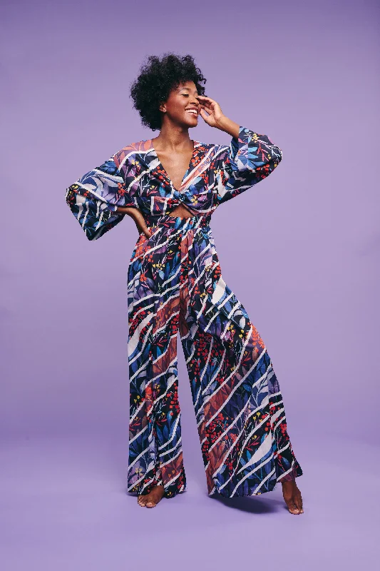 “Waiting for Me” front twist jumpsuit