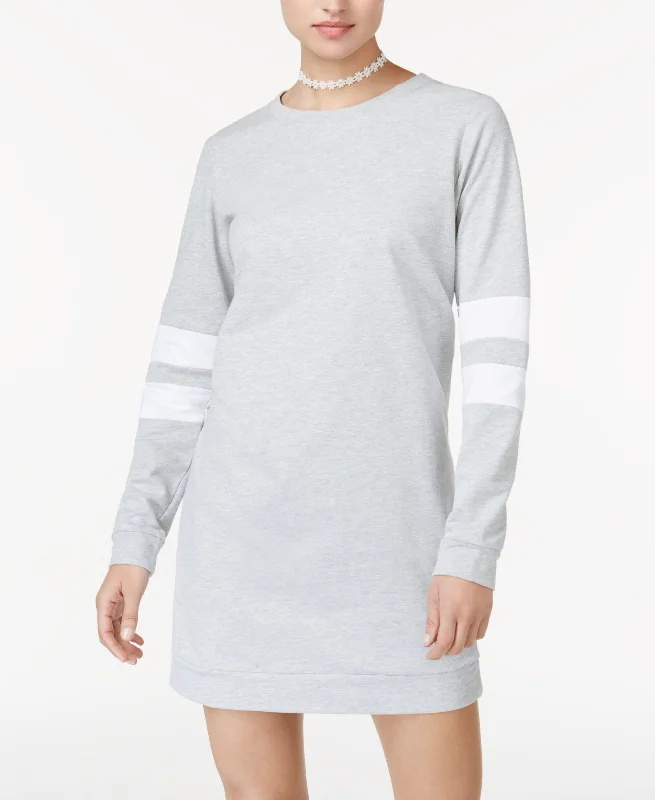 Material Girl Juniors Striped Sweatshirt Dress