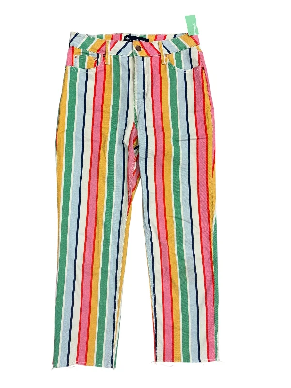 Jeans Straight By Boden In Multi-colored, Size: 8