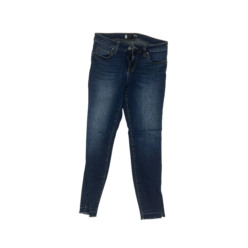 Jeans Skinny By Kut In Blue Denim, Size:4